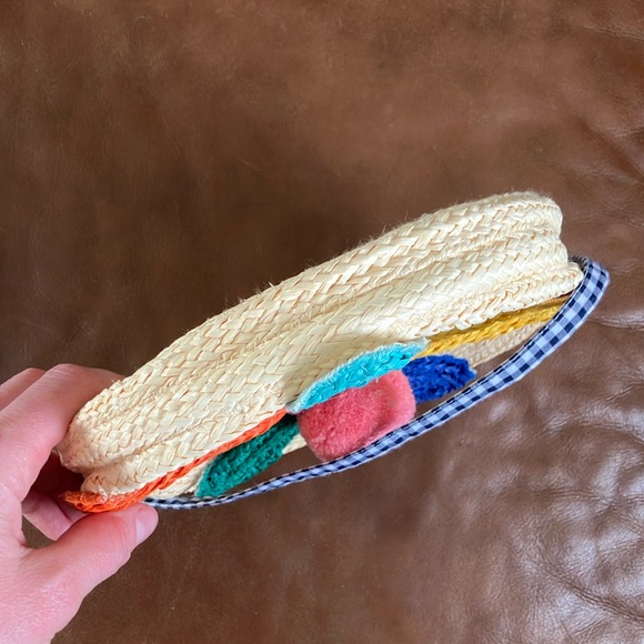 Mini Boden Blue and Green Floral Bag - Picture 5 of 6